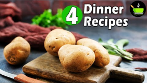 4 Dinner Recipes | Easy Dinner Recipes | Indian Dinner Plan | Dinner Ideas | Restaurant Style
