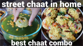 pani puri & sev puri best combo chaat recipes | 2 must try indian street chaat recipes