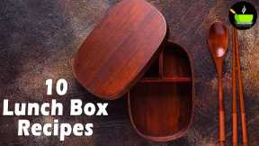 10 Lunch Box Recipes For Kids | Indian Lunch Box Recipes  | Easy And Quick Tiffin Ideas For Kids