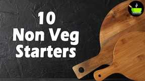 10 Best Indian non veg appetizers ideas | Non Veg Starters | 10 Easy Chicken Starter Recipes