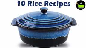 10 Rice Recipes | Indian Rice Recipes | Quick & Easy Rice Recipes | Lunch Recipe | Lunch Box Recipes
