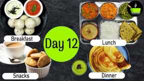 One-Day Meal Plan | Breakfast Lunch And Dinner Plan | Healthy Indian Meal Plan Day - 12 |Easy Recipe
