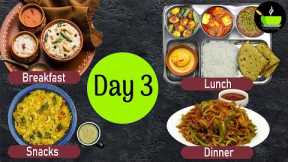 One-Day Meal Plan | Breakfast Lunch And Dinner Plan | Healthy Indian Meal Plan Day - 3 | Easy Recipe