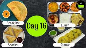 One-Day Meal Plan | Breakfast Lunch And Dinner Plan | Healthy Indian Meal Plan Day - 16 |Easy Recipe