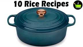 Indian Rice Recipes | 10 Variety Rice Dishes | Lunch Box Recipe | Variety Rice Recipes | Rice Recipe