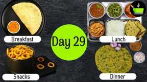One-Day Meal Plan | Breakfast Lunch And Dinner Plan | Healthy Indian Meal Plan Day - 29| Easy Recipe