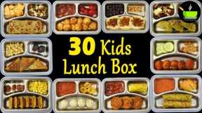 30 Lunch Box Recipes For Kids | Indian Lunch Box Recipes  | Easy And Quick Tiffin Ideas For Kids