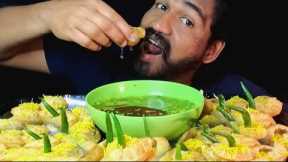 Asmr Eating 🔥 🌶️ panipuri l golgappa eating indian street food asmr eating sound