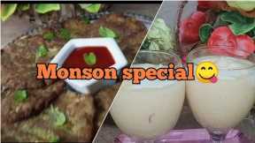 Monson Special Vegei Kabab || Mango Seasonal Drink
