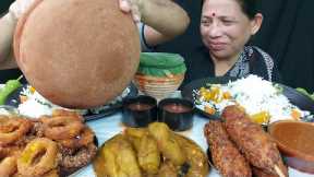 Patila Rice Mukbang Spice Food eating Show with My Mother