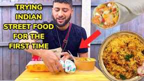 TRYING INDIAN STREET FOOD FOR THE FIRST TIME!!🥘