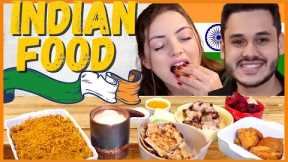 My Brazilian Wife Eating Indian Food for the First Time! #indianfood