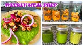 EASY INDIAN MEAL PREP RECIPES|WEEKLY MEAL PREP