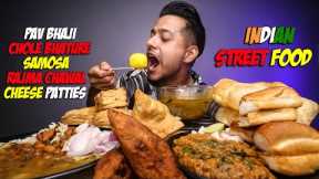 The Best North Indian Street Food Mukbang? | Street Food Mukbang| Praveen Salal