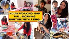 INDIAN WORKING MOM 5 AM MORNING ROUTINE WITH TWO KIDS~MEAL PLANNING + WEIGHT LOSS RECIPES