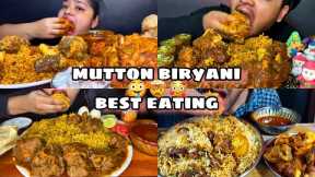 ASMR *BEST EATING* *MUTTON BIRYANI MUKBANG* TASTY & SPICE BITES | INDIAN FOOD compiles | FOODusbang
