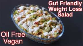 Weight Loss Salad Recipe For Lunch/Dinner - Chickpea/Chana Salad - Diet Plan To Lose Weight Fast