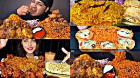 ASMR EATING SPICY MAGGIE MASALA NOODLES, CHICKEN LOLIPOP, EGGS| BEST INDIAN FOOD MUKBANG |FoodShood|
