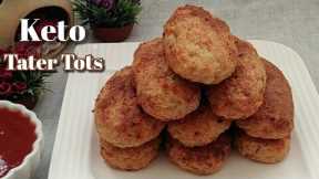 Keto Recipe - Mega Crispy Keto Tater Tots | How To Make Tots| Keto Finger foods | LCHF Recipe