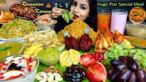 Eating Tandoori Chicken,Biryani,Samosa,Noodles,Parotta,Kurma | Indian Food ASMR Eating Mukbang Video