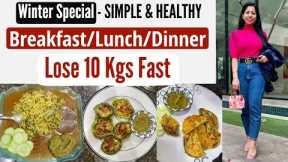 3 Weight Loss Recipes For Winter | Breakfast/Lunch/Dinner | Lose Weight Fast In Hindi | Fat to Fab