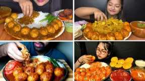 ASMR EATING EGG CURRY WITH RICE | INDIAN FOOD MUKBANG