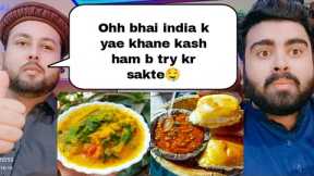 Indian street food compilation | Pakistani real reaction