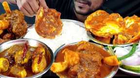 Eating Show Mutton Curry Egg Curry Challange Indian Food Asmr Mutton Cuuy Eating Mukbang Spicy Mutto