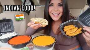 Trying INDIAN FOOD for the FIRST TIME Mukbang!!