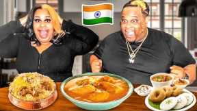 Trying Indian Food FOR THE FIRST TIME MUKBANG | LIFE UPDATE WITH @Shad & Des