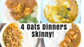 Oats 4 Ways | Weight Loss Dinner Recipe | Oats | Oats Recipes Indian | Oats Directions