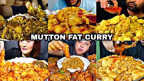 ASMR EATING SPICY MUTTON FAT CURRY WITH RICE, MUTTON CURRY | BEST INDIAN FOOD MUKBANG |Foodie India|