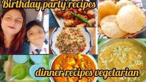 dinner recipes indian vegetarian | diwali dinner | party menu ideas vegetarian | aaj mummy ke ghar