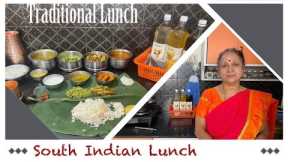 South Indian Lunch I Traditional Recipes I Homestyle Lunch Menu I