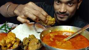 Spicy Chicken Liver Gizzard Curry Eating Show Indian Food Asmr Spicy Curry Rice Challeng Mukbang