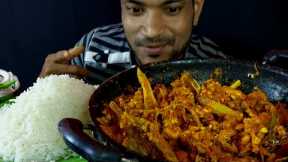 Spicy Chicken Curry Eating Show Indian Food Chicken Kosha Rice Challenge Asmr Mukbang Eating