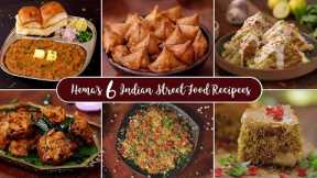 6 Famous Indian Street Food Recipes | Evening Snacks Recipe | Street Food of India @HomeCookingShow
