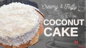Creamy & Fluffy Coconut Cake | Perfact Cake For Birthday | ناریل کا کیک بہت لذیذ | Muniba's Kitchen