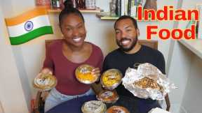 TRINI Tries INDIAN FOOD For The FIRST TIME In LA | Butter Chicken, Daal, Garlic Naan *MUKBANG*