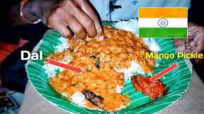 ASMR Eating Spicy Food || Soora Vihari ASMR Eating || Indian Food || Dal and Pickel