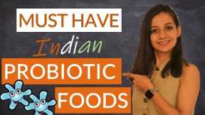 4 Natural PROBIOTIC FOODS for GUT HEALTH | INDIAN Probiotic Foods