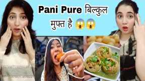 Pani Pure free In India | Indian Street food | Food vlogging in India
