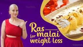 Rasmalai recipe for weight loss | Paneer fat loss recipes | Whole milk | Indian diet plan by Richa