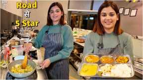 Dhaba Queen ka Best Punjabi Food | Street Food India | Super Veg Thali