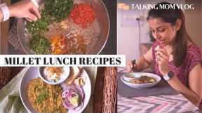 2 MILLET RECIPES | Indian Lunch Recipes | One pot healthy meal ideas | Healthy weight loss recipes