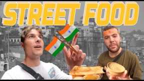 Foreigners Try Indian Street Food 🇮🇳