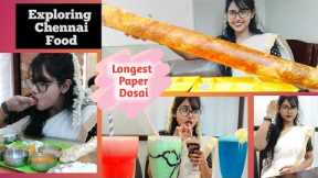 Eating Ghee Roast Dosa, South Indian Thali | Exploring Chennai Food | Big Bites | Foodie Darling