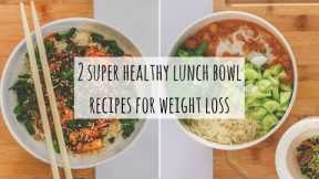 2 Healthy Veg Lunch Recipes Indian For Weight Loss| Make Restaurant Style Healthy Lunch Bowls @ Home