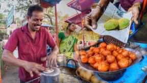 Fastest Food Maker Of India | Green Puri & Mirchi Bhaji | 12 Different Items | Indian Street Food