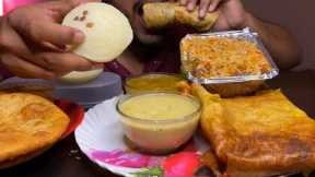 ASMR 🔥 EATING SOUTH INDIAN FOOD 😍  MASALA DOSA , IDLY , BIRIYANI , ALU KACHORI & KEBAB EATING VIDEO